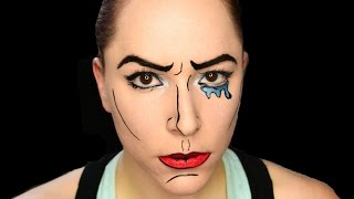Pop Art/Comic Makeup Tutorial | Snapchat Filter