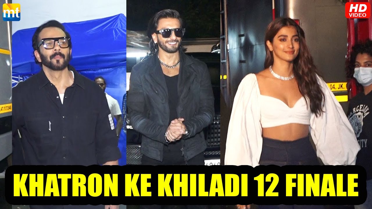 team-cirkus-ranveer-singh-rohit-shetty-pooja-hegde-at-khatron-ke