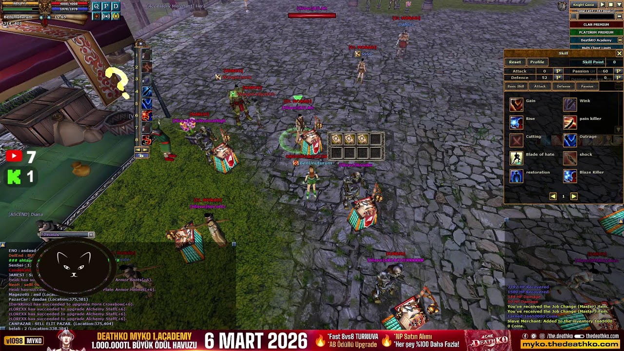 #DeathKO Myko ASCEND Academy!  - FENA YARMACA MİSALİ !!