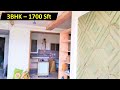 Great plan for 1700 sft 3 BHK house - Detailed plan explained