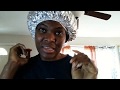 Applying Avocado, Aloe & Banana Mask To My Hair  - Pt2