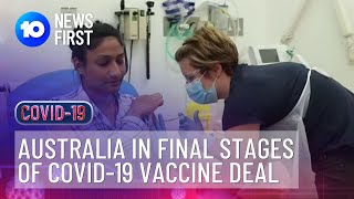 Australia is in the final stages of negotiating a deal that could
secure covid-19 vaccine. subscribe to 10 news first get latest updates
and breakin...