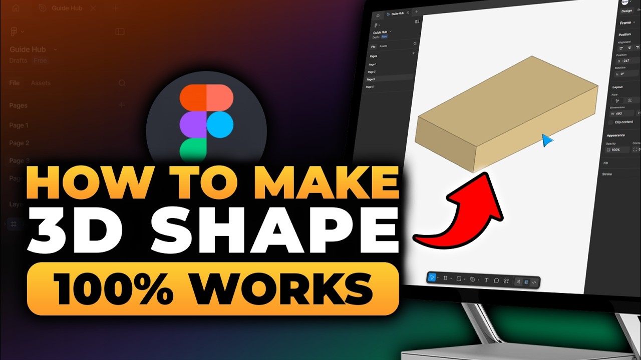 How To Make 3D Shape On Figma (FAST & EASY) | 100% WORKS | NO Yapping ...