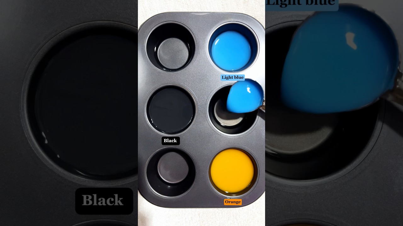 Guess the Color | Black + orange + light blue 