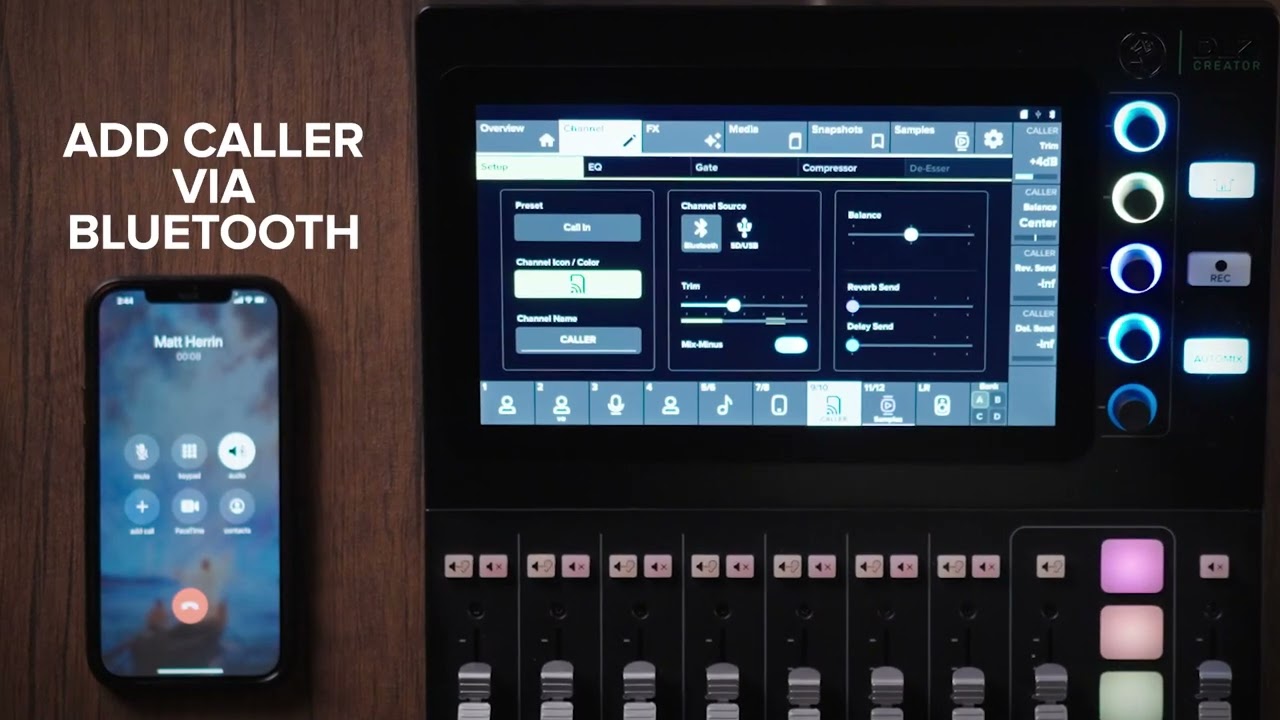 Mackie DLZ Creator Adaptive Digital Mixer for Podcasting