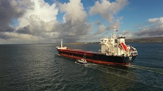 DJI Mavic 2 Pro - Double Ship Chase - Cargo Ships NOTOS & PAGADDER