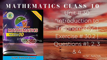 class 10 math ex 30.2 | class 10 maths chapter 30.2 | maths chapter 30.2 questions 1, 2, 3 & 4