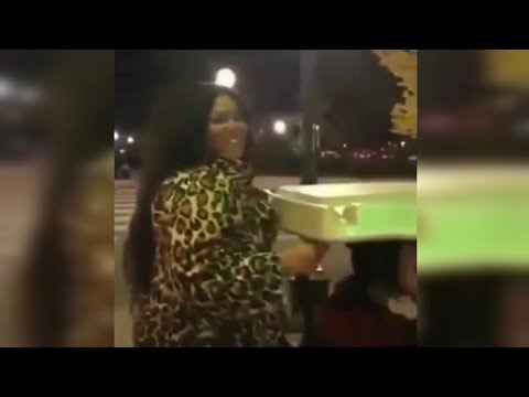 Lizzo on the back of a golf cart: "Bye bitch! HAHAHAHAHAHHAHAHAH!"