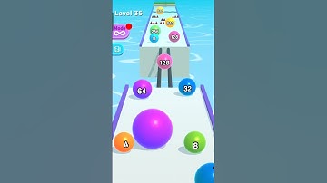 Ball Run 2048 8 All Levels Gameplay Walkthrough Android, iOS Levels35 #ballrun2048 #kidslearngaming