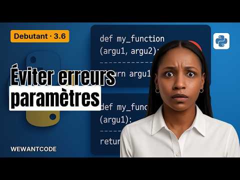 Python Cours Complet 3.6 : Éviter Erreurs Paramètres | Formation Python