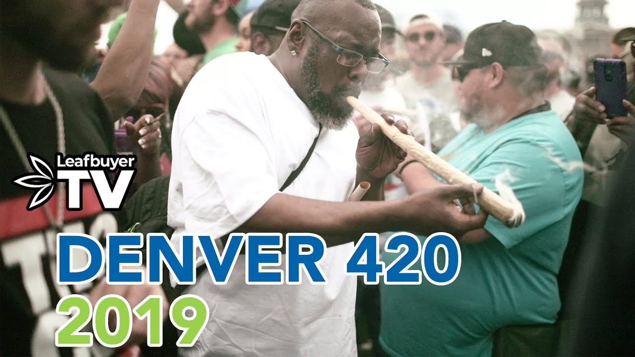 Watch: 420 festival in downtown Denver