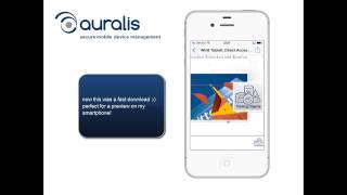 auralis - secure mobile device management - TrafficControl screenshot 1