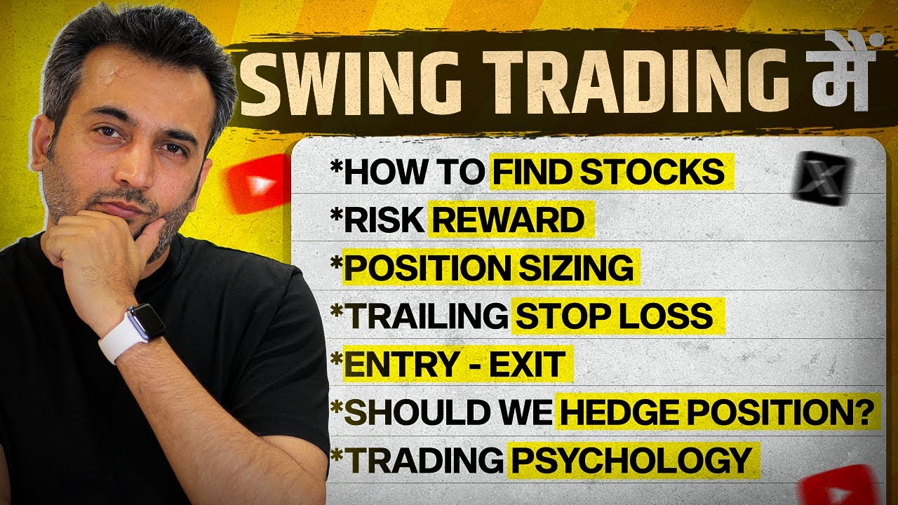SWING Trading कैसे करें ? Stock Selection | Position Sizing | Risk ...