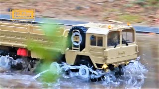CrossRC MC8 8x8 Truck Rainy Day Ride (Fusion 1800kv)