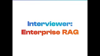 Interviewer: How would you design enterprise internal document Q&amp;A RAG?