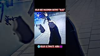 Gojo Used Maximum Outputblue Technique