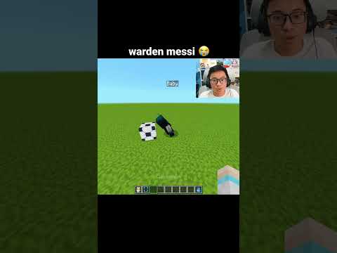Minecraft Warden Messi Moment