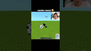 Minecraft Warden Messi Moment