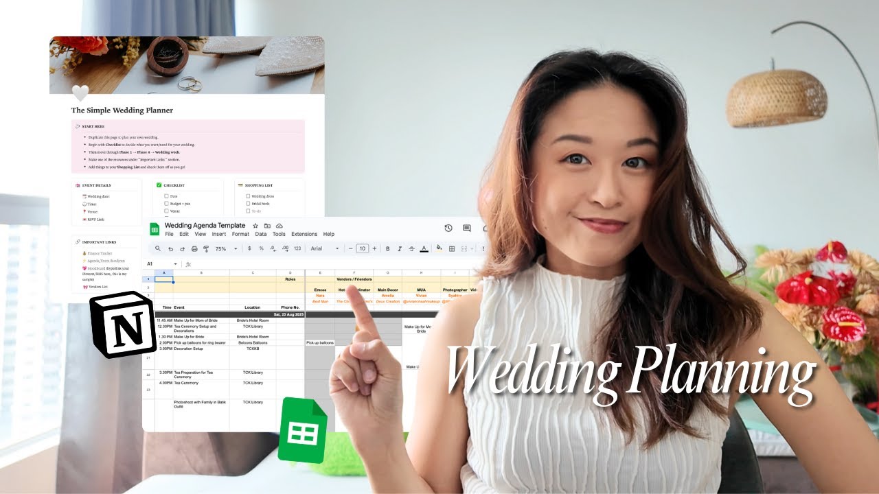 Wedding Planning Part 2: Tools & Systems I Used | Notion, Checklists & Timelines