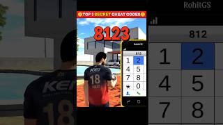 🤫Top 3 Secret Cheat Codes In Indian Bike Driving 3d New Update All Secret Code #shorts #gta5 #gta