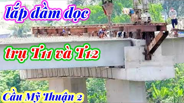 #44 Cầu Mỹ Thuận 2, Lắp Đặt Dầm Dọc Đã Hoàn Tất, Ngày 7 tháng 8, 2022.
