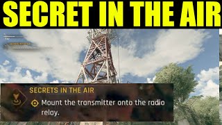 Dying light the beast - mount the transmitter onto the radio relay | secrets in the air walkthrough