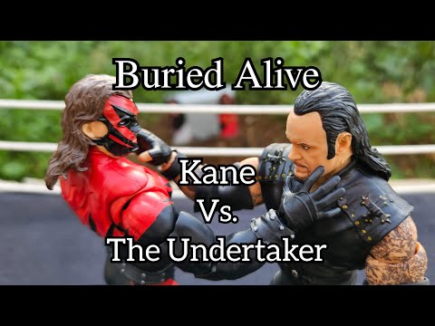 Buried Alive Match The Undertaker Vs Kane Wwe Actionfigures Wrestling Stopmotion Kane 