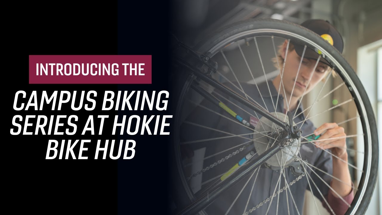 Hokie Bike Hub launches campus biking series at Virginia Tech - YouTube