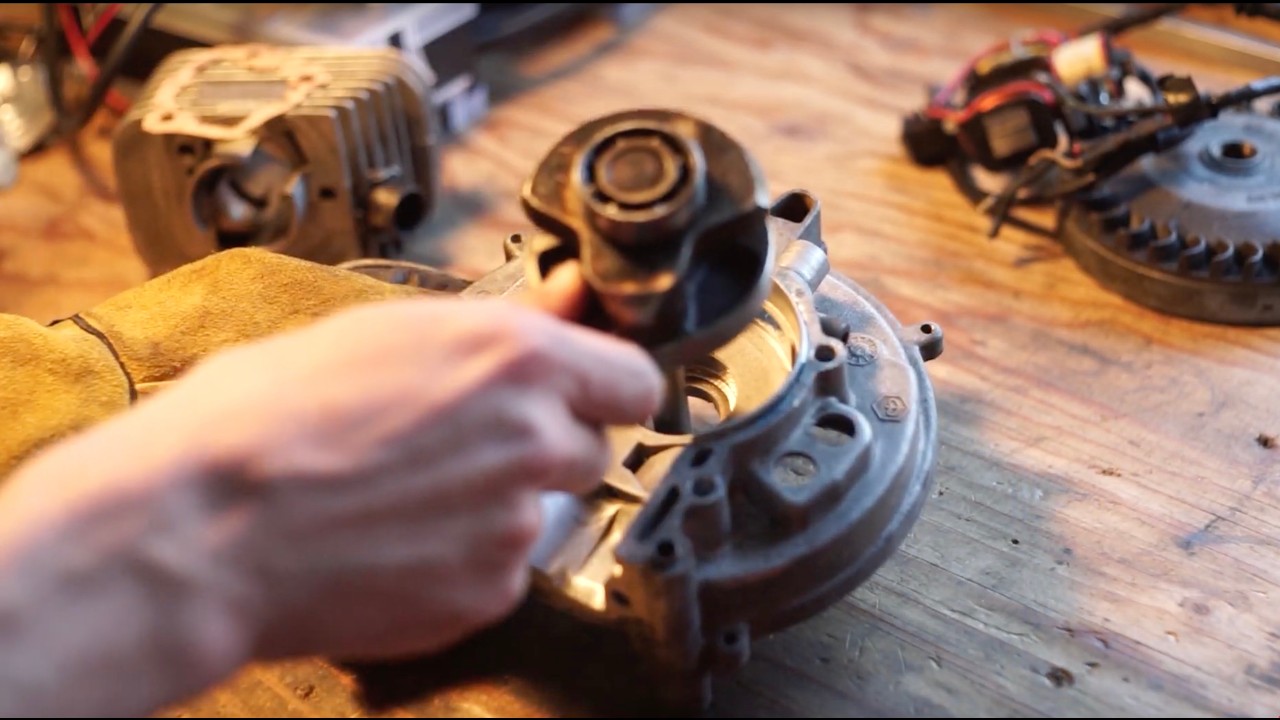 Snel 50cc Blokje Bouwen (eurocilindro, uitgevlijde inlaat en spoelpoorten doorgetrokken)