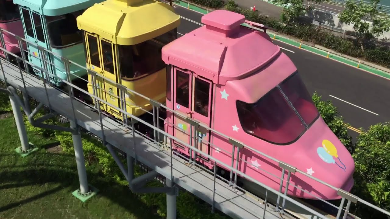 2020/10/24 兒童新樂園-魔法星際飛車 (第二次是乘坐在最末車尾座位)