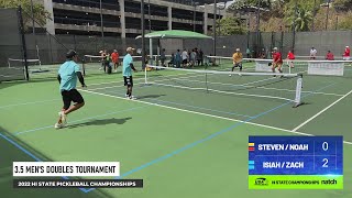 Hawaii State Pickleball Championships 3.5+ Men's Doubles (Match 3)