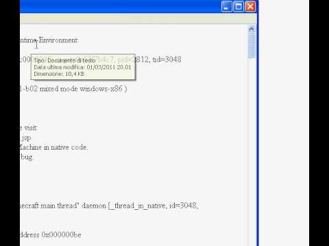 aiuto java error minecraft