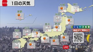 2月1日の天気