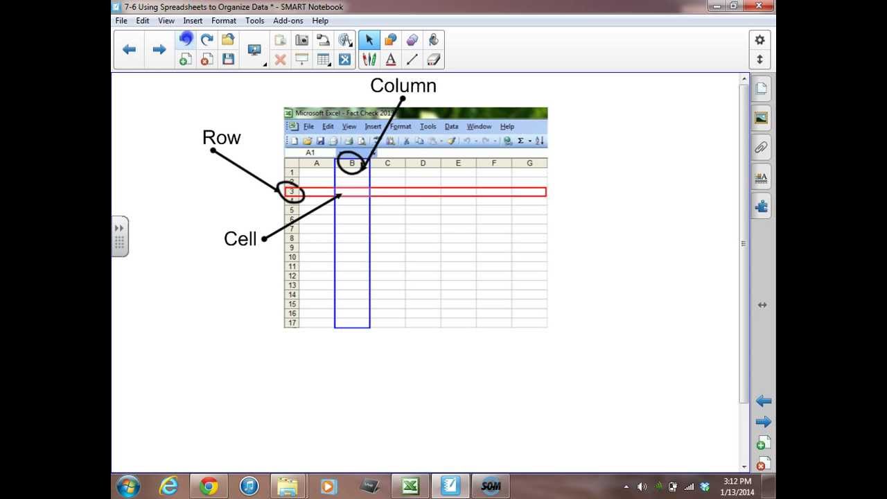 7 6 Using Spreadsheets to Organize Data YouTube