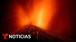 El volcán Cumbre Vieja sigue causando daños en isla La Palma en España