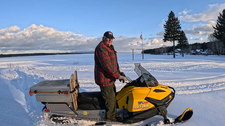 Snowmobile Tour of Chesuncook Village est1864