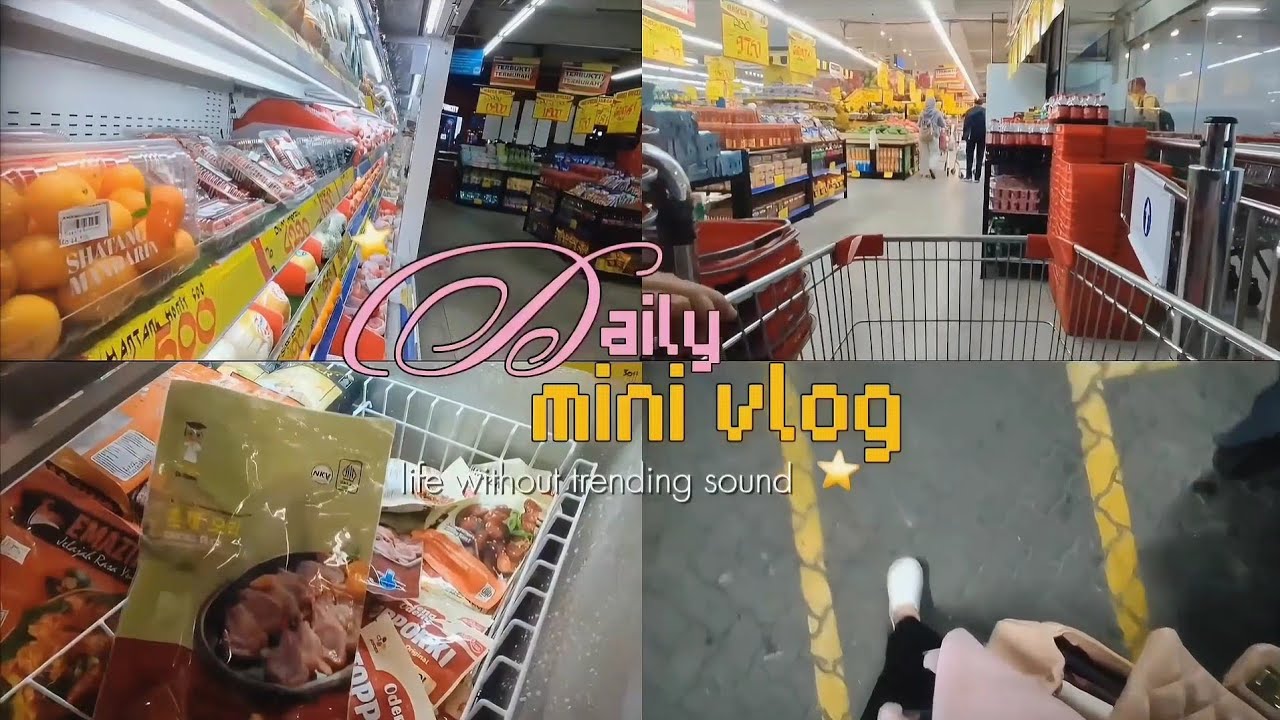 MINI VLOG : a quick groceries | dailyrz