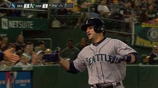 SEA@OAK: Zunino's first career homer puts Mariners up
