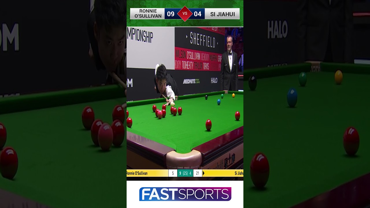 Cue Drama: Si Jiahui Takes On the Greatest! | Fast Sports #snooker
