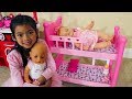 Emma Pretend BABYSITTING Baby Doll Toys