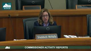 Administrative Matters Meeting 8/25/26, 9 a.m.