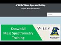 Pt 4. Wiley KnowItAll EI GCMS Software: Similarity Library Search