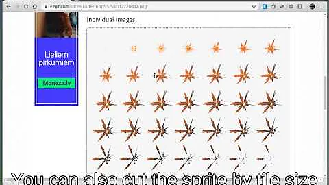 How to convert image sprite sheet to animated GIF or APNG