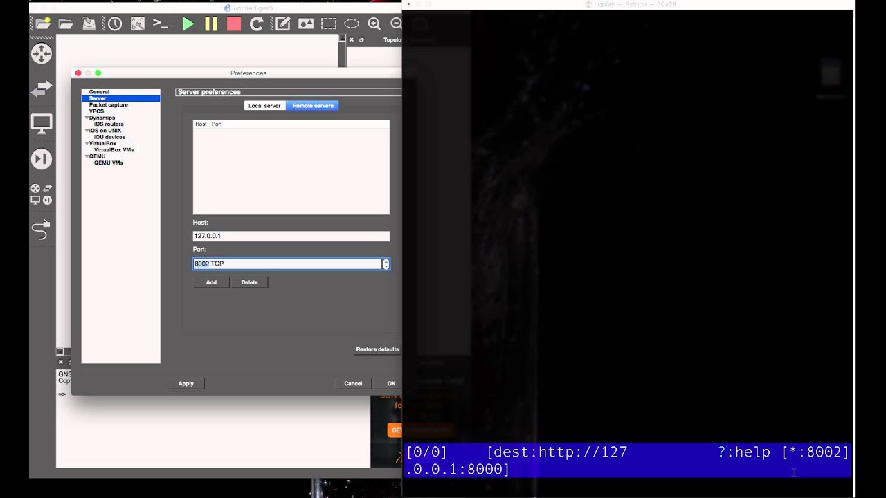 Debug GNS 3 HTTP protocol with mitmproxy - YouTube