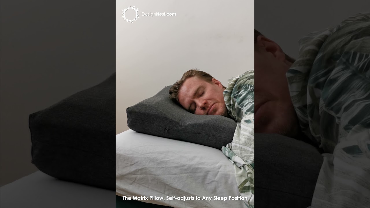 The Matrix Pillow Selfadjusts to Any Sleep Position, Antisnore