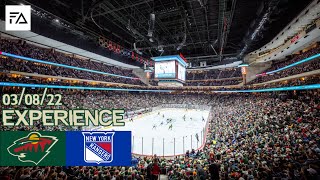 Minnesota Wild NHL Experience vs New York Rangers 2022 (Live Crowd Atmosphere)