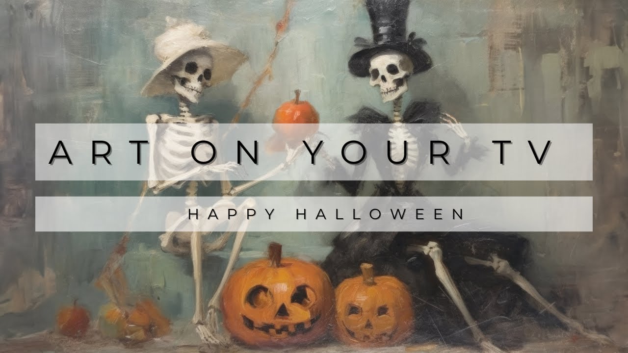 Happy Halloween! Screensaver Vintage TV Art Landscapes Vintage Inspired