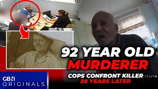 WATCH: Cops GRILL panicked 92 year old murderer as MORE victims FEARED decades later