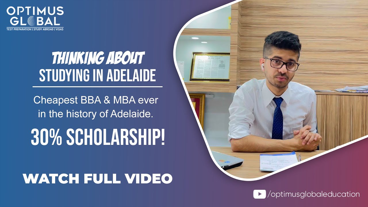 Cheapest BBA and MBA ever in the history at Adelaide.