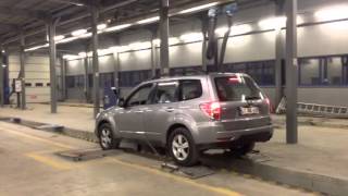 2009 Subaru Forester 2.0lt AT  Free Roller Test 1